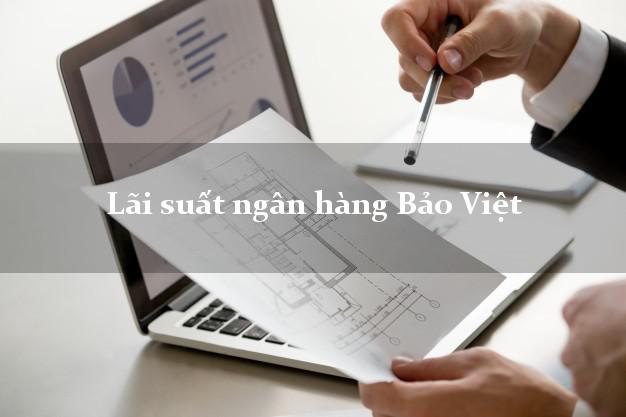 Lãi suất ngân hàng Bảo Việt